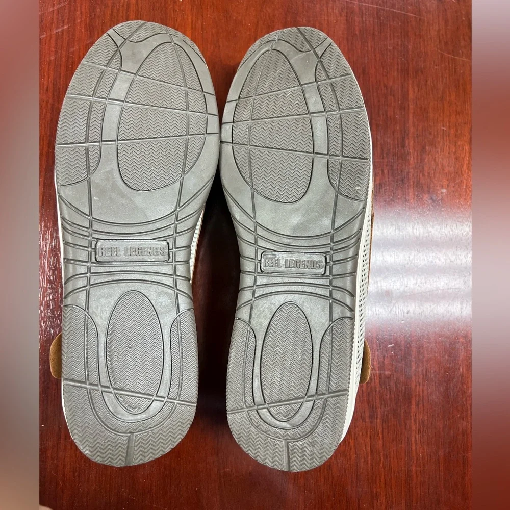 Reel Legends Womens Tan Boat Shoes Sz 9 - Picture 6 of 7